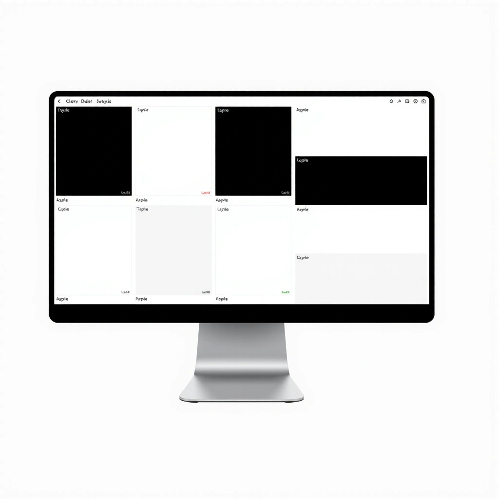 Clean grid layout design